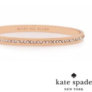 Kate Spade Bangle "MAKE ME BLUSH" | Rose Gold
